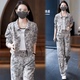 减龄小香风套装 时尚 2024新款 洋气减龄韩版 休闲阔腿裤 两件套女秋季