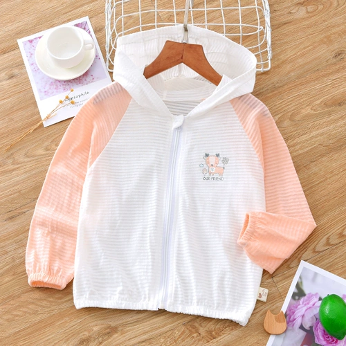 Детский солнцезащитный крем, летняя тонкая дышащая одежда для защиты от солнца, хлопковая детская ветровка подходит для мужчин и женщин, коллекция 2023