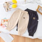外穿男女小童卫裤 款 儿童运动裤 婴幼儿休闲长裤 宝宝裤 秋装 子春秋季