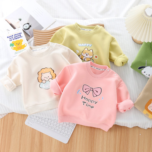 男女宝宝春秋款圆领卫衣