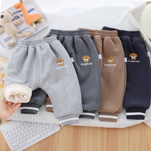 一条过冬婴儿大PP屁屁裤 外穿加绒加厚男女儿童棉裤 子秋冬季 宝宝裤