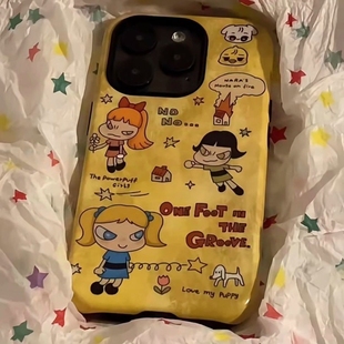 奈良美智适用苹果16promax手机壳15pro二合一14小众女13 12苹果vivo华为oppo小米一加魅族荣耀红米