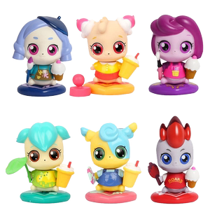 奇妙萌可惊喜盲盒冰淇淋女孩玩具换装公主勇气乖乖泪泪淘气Q萌娃