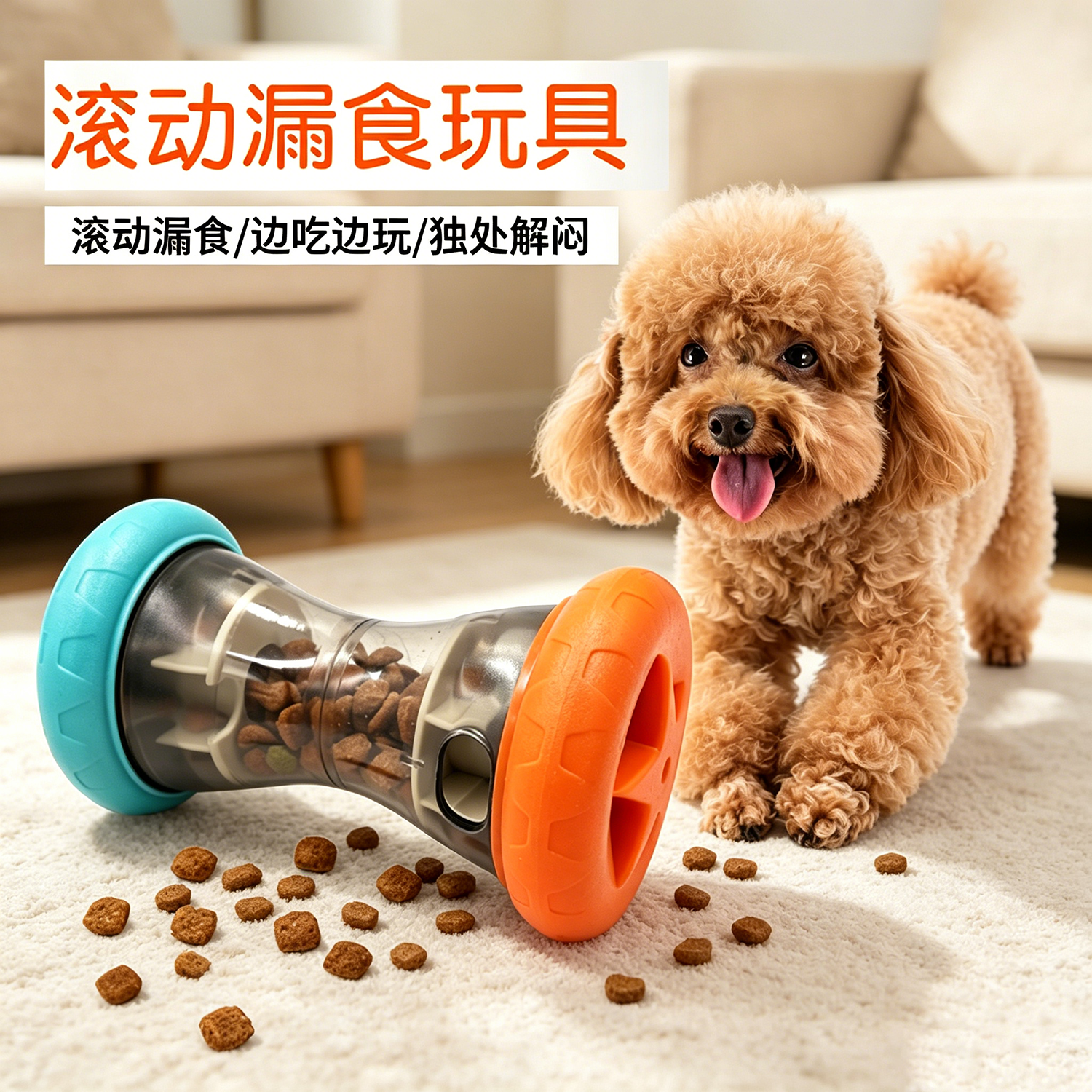 狗狗玩具益智漏食球摇摆解闷神器不倒翁训练智力缓解焦虑宠物玩具