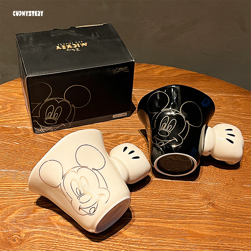 cup mystery米奇轻奢手柄陶瓷马克杯高颜值家用办公室咖啡牛奶杯