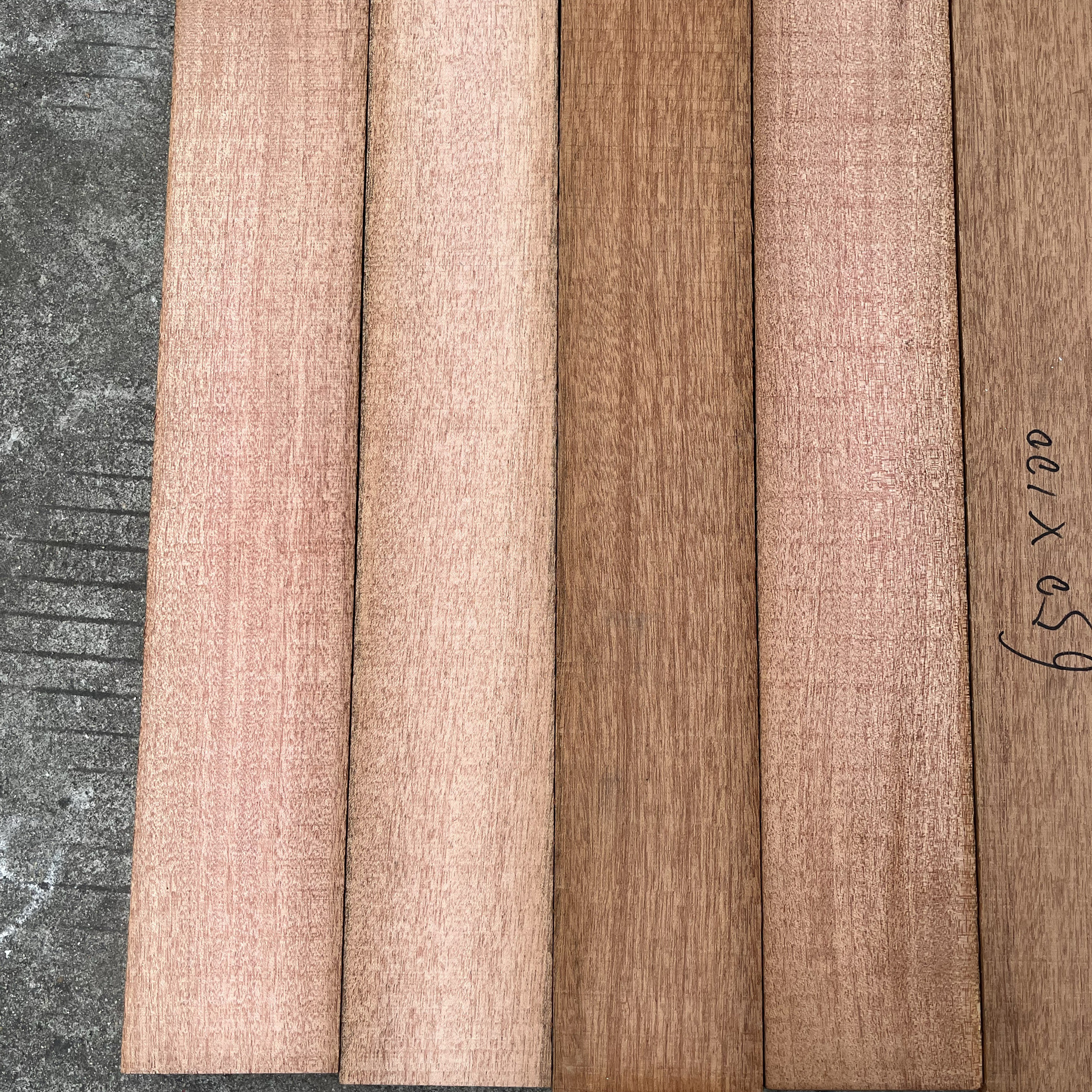 非洲刚果桃花心木吉他琴料板材实木家具工艺品木料橱柜衣柜台面