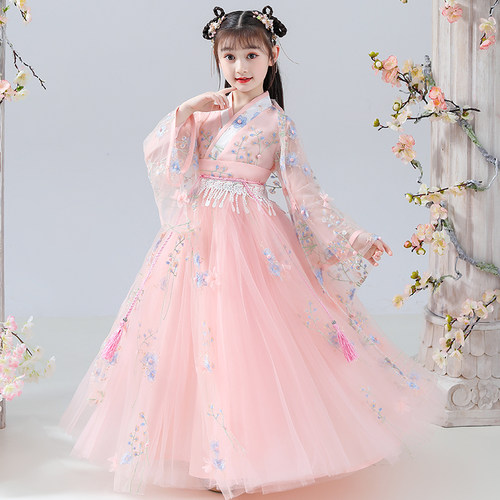 儿童汉服女童襦裙中国