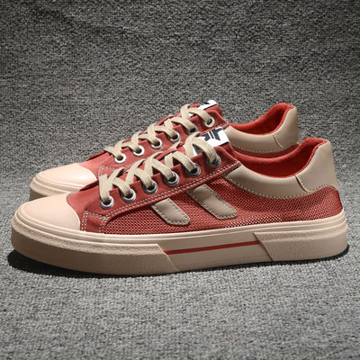 夏季透气网面鞋平底休闲板鞋男鞋