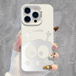 卡通小煤球适用苹果17手机壳iphone15promaxins风14plus硅胶13新款 12pro高档xsmax简约15por可爱11小众透明16