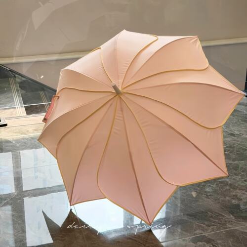 花瓣雨伞加大加厚防风加固大暴雨长柄雨伞女生高颜值结实耐用韩系