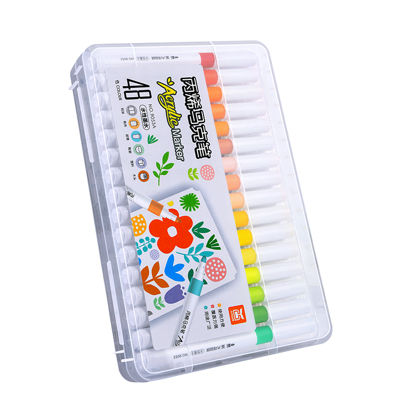 24色亏本3.9元起包邮丙烯马克笔