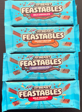 野兽先生巧克力Mr Beast Feastables野兽先生的牛奶巧克力代购