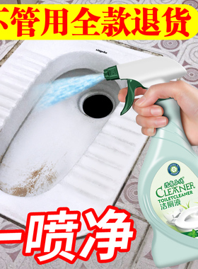 洁厕灵马桶清洁剂厕所除臭精家用卫生间洁厕液神器强力除垢净去黄