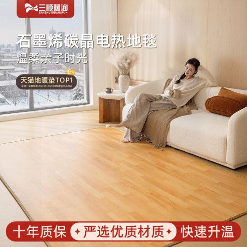 加热地垫家用地毯电热客厅新型石墨烯发热地暖垫碳晶地暖地热垫子