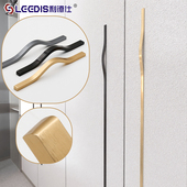 利德仕加长现代简约线条柜门衣柜门把手轻奢弧形柜子橱柜抽屉拉手