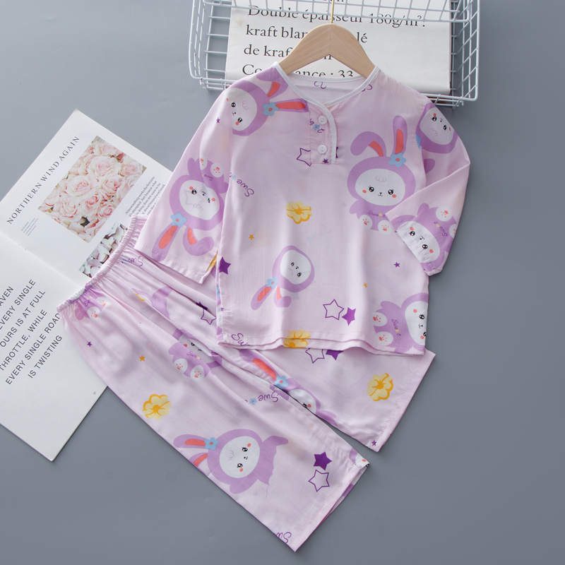 夏季女童空调服棉绸轻薄透气