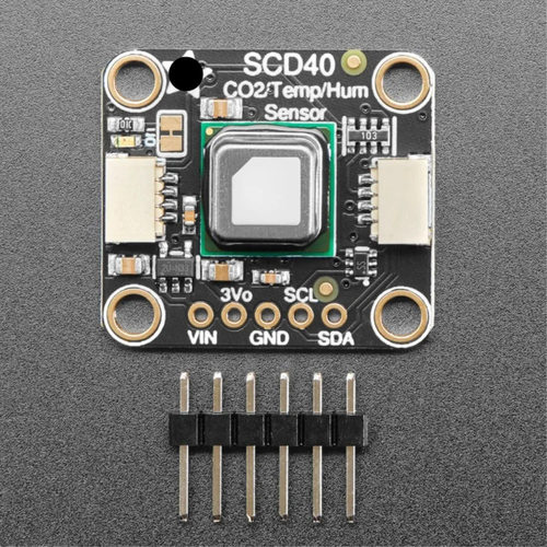 5187 SCD-40 二氧化碳及温湿度传感器 STEMMA QT /Qwiic