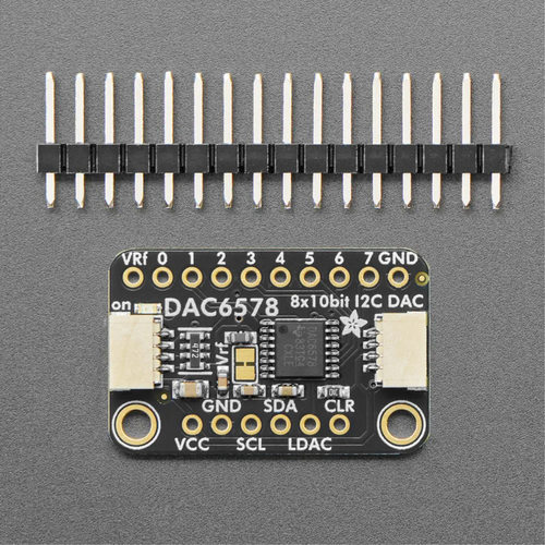 6258 DAC6578 Breakout - 8通道10位I2C DAC模块 STEMMA QT/Qwiic
