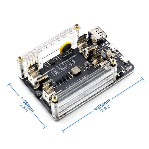 树莓派Raspberry pi UPS电源扩展板。带RTC,计量,5V输出,串口功能 - 封面