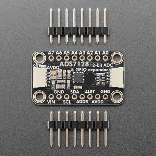 6494 ADS7128 8通道ADC GPIO扩展板STEMMA QT Qwiic兼容Adafruit