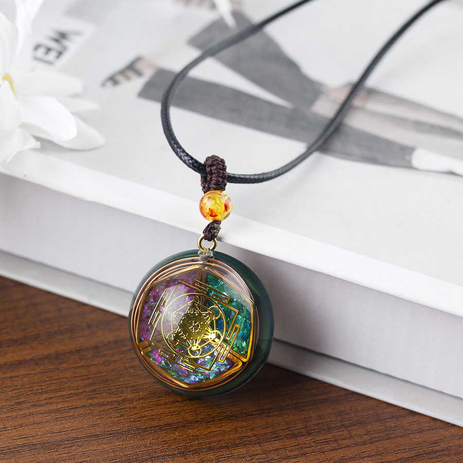 水晶滴胶吊坠手工Orgone 项坠/吊坠
