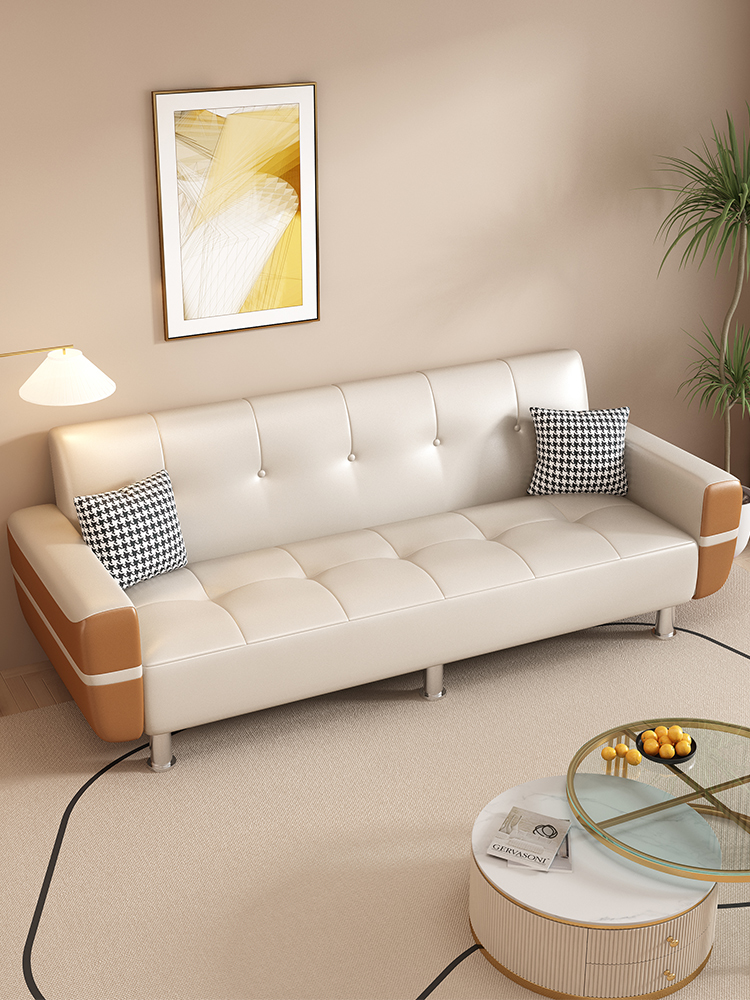 沙发床客厅折叠两用2025新款双人出租房简易小户型卧室布艺小沙发