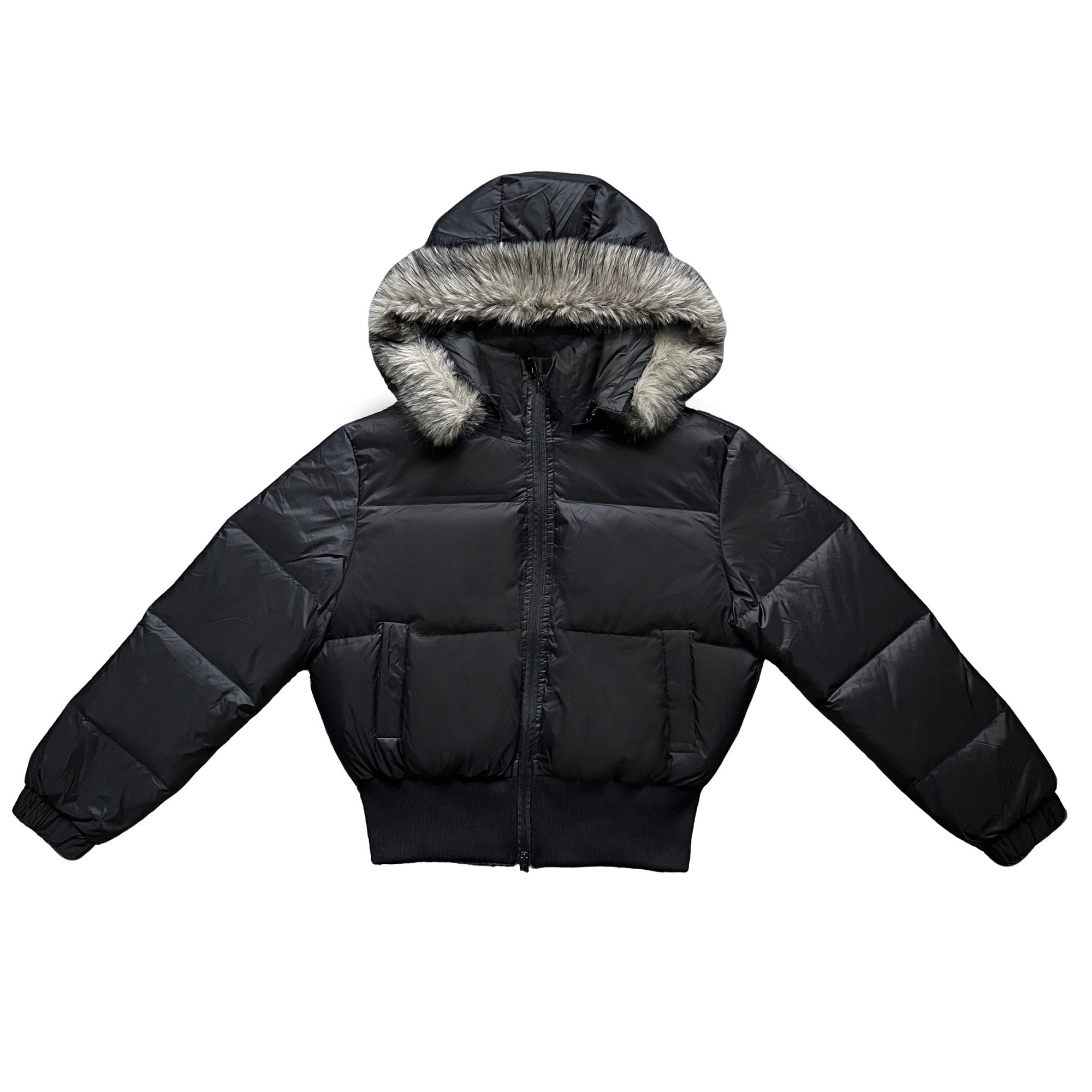 XMXX SUPPLY联名OTN 90白鸭绒 可拆卸复古毛领短款羽绒服女款