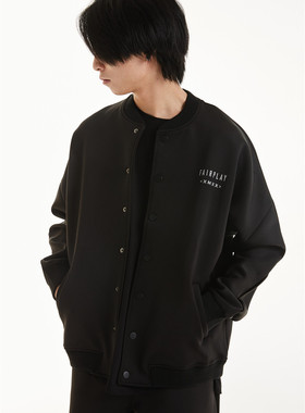 【清仓特价】XMXX联名fairplay一体剪裁超棒质感太空棉棒球服外套
