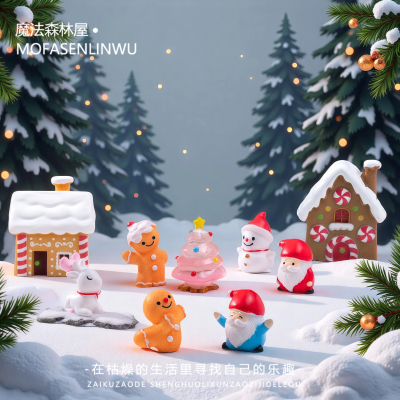 圣诞主题雪人装饰摆件