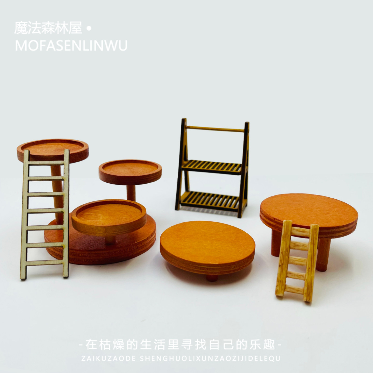 苔藓微景观迷你底座收纳置物架图片