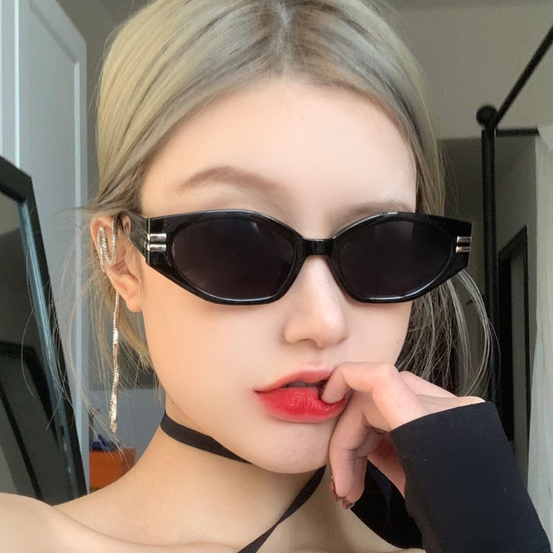 日系coopkoop新款时尚太阳镜多边形小框潮流墨镜个性搭配女士