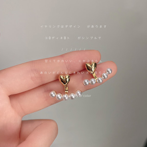 日系coopkoop一款两戴~925银针镀14k珍珠耳钉女 ins简约气质耳饰