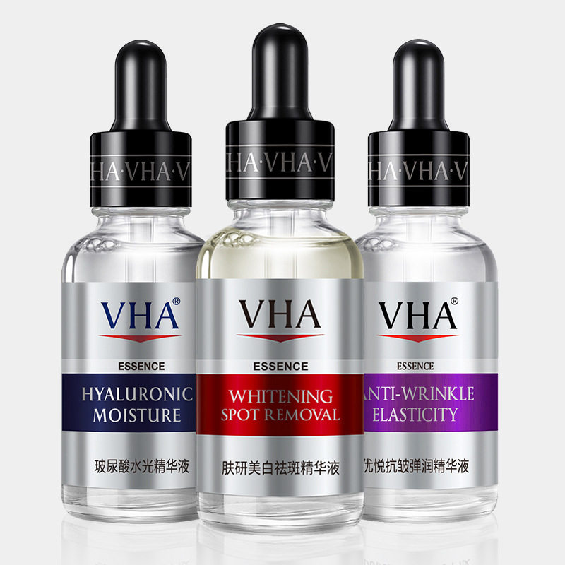 新款推荐VHA美白祛斑精华液30ml 提亮肤色补水原液滋润保湿收缩