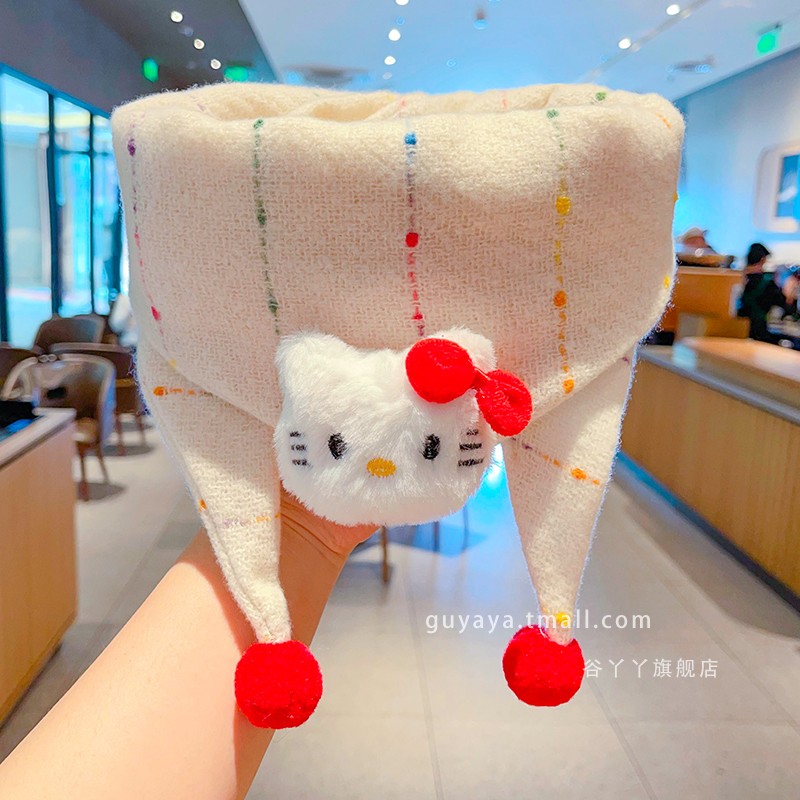 女童防风围脖宝宝婴儿防寒三角巾