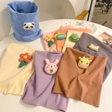 Демисезонный детский осенний шарф подходит для мужчин и женщин для раннего возраста, ветрозащитный удерживающий тепло милый шарф-платок, коллекция 2022