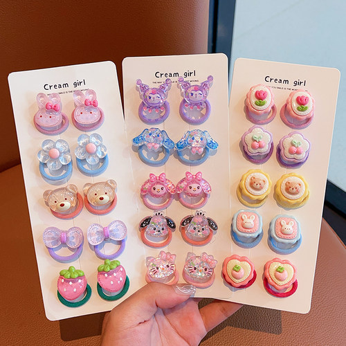 宝宝皮筋女童扎小啾啾发圈不伤发橡皮筋发绳可爱婴儿头绳发饰头饰