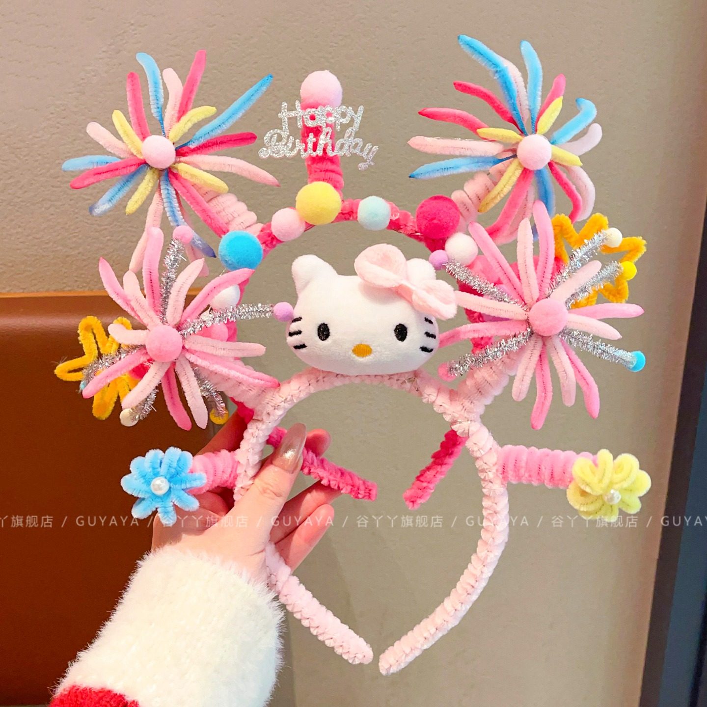 儿童可爱扭扭棒搞怪发箍女童卡通毛绒玩偶头箍拍照打卡头饰不伤发,童装/婴儿装/亲子装,发饰,淘宝优惠券,粉丝福利购,淘宝优惠卷