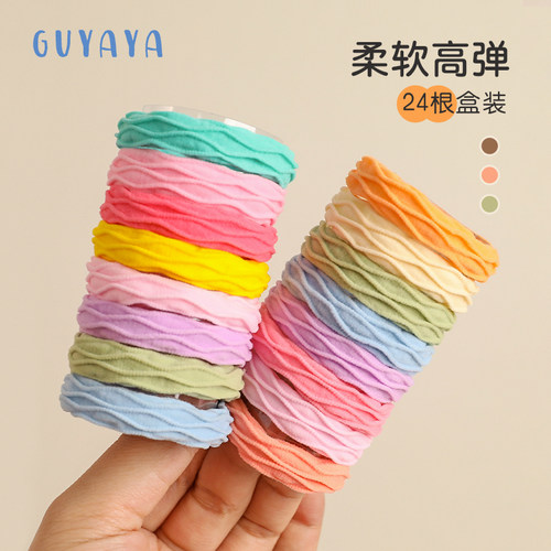 小女孩头绳不伤发高马尾高弹耐用