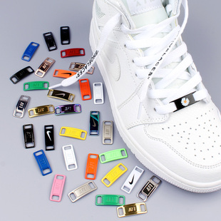 带扣标 空军一号AF1马卡龙联名电镀AJ1小雏菊配件金属牌黑白彩色鞋