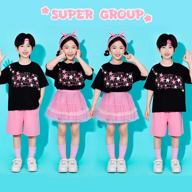 儿童六一啦啦队演出服小学生