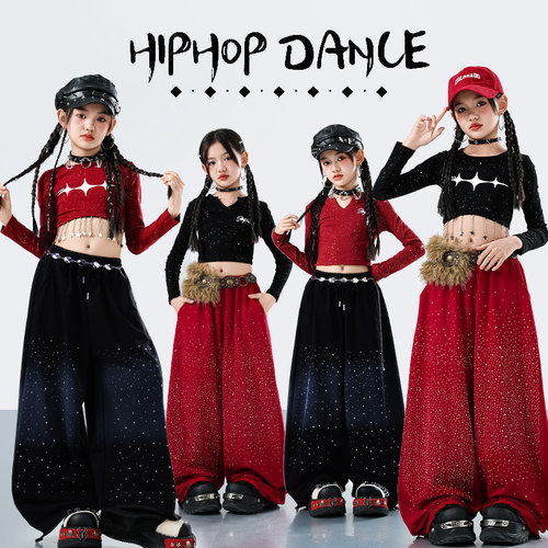 女童爵士舞表演服走秀潮服