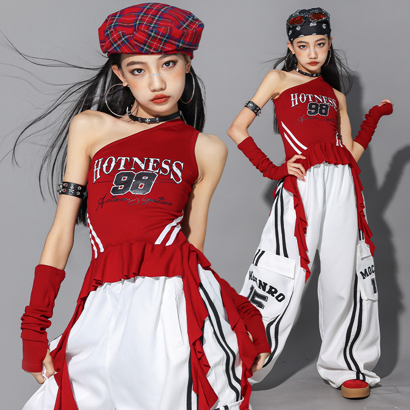 女 童jazz背心爵士舞演出服少儿练功服套装儿 童街舞服装女孩裤子,女装/女士精品,民族服装/舞台装,淘宝优惠券,粉丝福利购,淘宝优惠卷