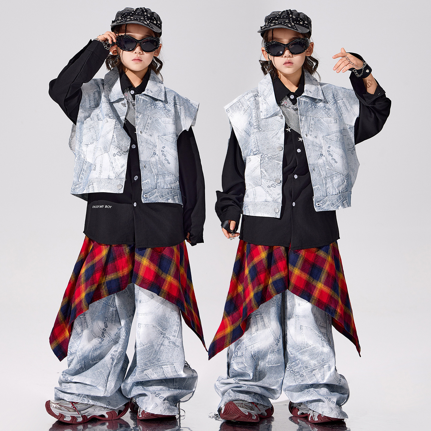 街舞潮服男童hiphop嘻哈炸街