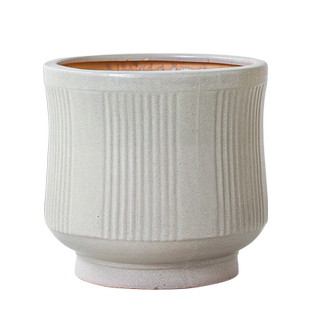 家用口径40cm花盆陶瓷室内客厅散尾葵龟背竹专用特大茶花落地种树