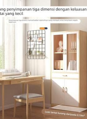 Floor standing bookshelf, living room storage rack