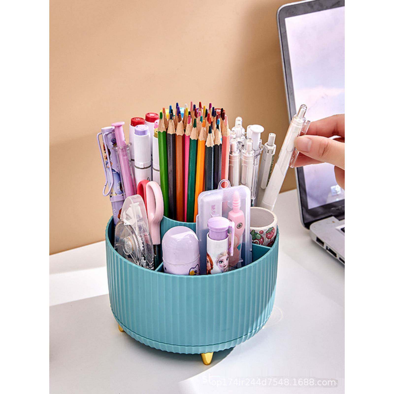 360 Rotating Makeup Desktop Cosmetic Storage Box Organizer L