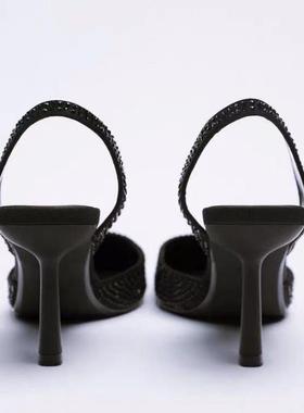 Women plus size 43 42 41 thick high heels shoes ladies pump