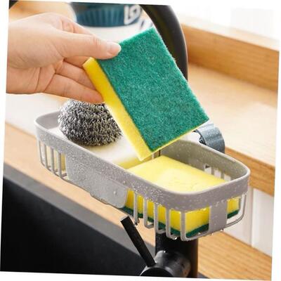 Kitchen Accessories Sink Drn Rack Storage Faucet Holder