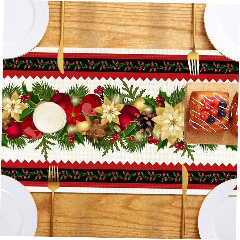Christmas printed table flag tablecloth flag万圣节桌布