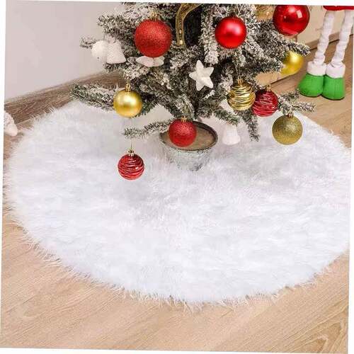 Tree Skirt 78cm90cm122cm150cm Christmas Tree Skirt Snowflake